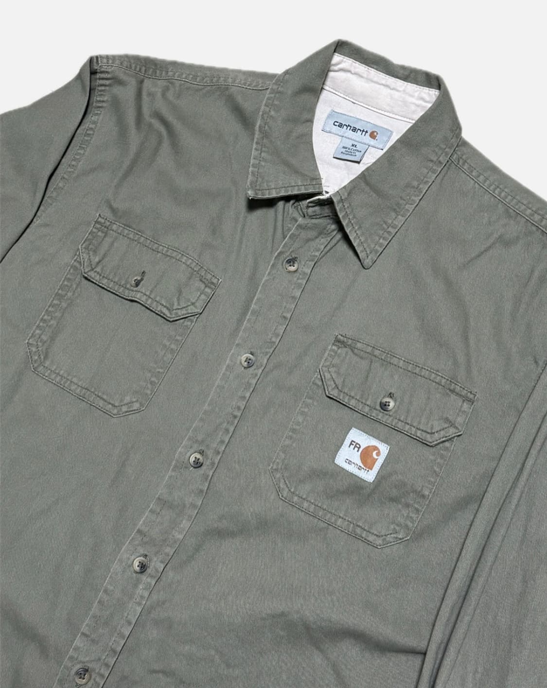 칼하트 FR 셔츠 올리브그린 카키 상품이미지3