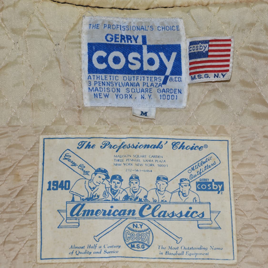90s GERRY COSBY 레더바시티자켓 상품이미지9