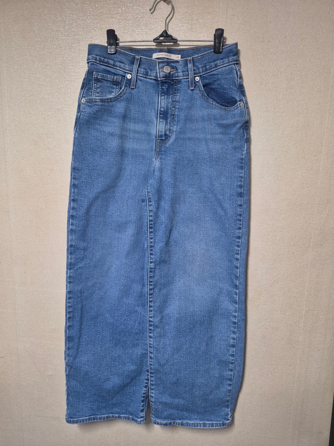 리바이스 하이라이즈 와이드 레그진 상품이미지1