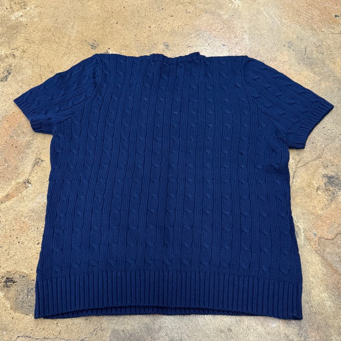 폴로 랄프로렌 스포츠 네이비 반팔 니트 상품이미지3