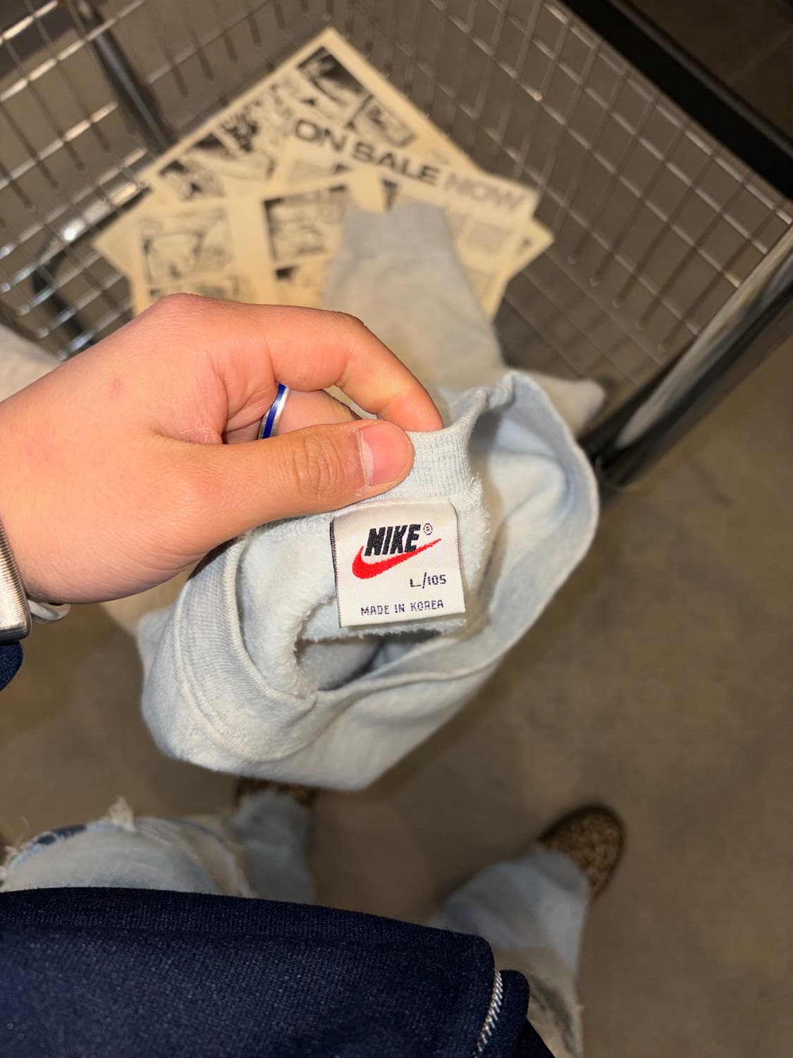 90’s Nike embroidery logo sweatshirts  상품이미지9