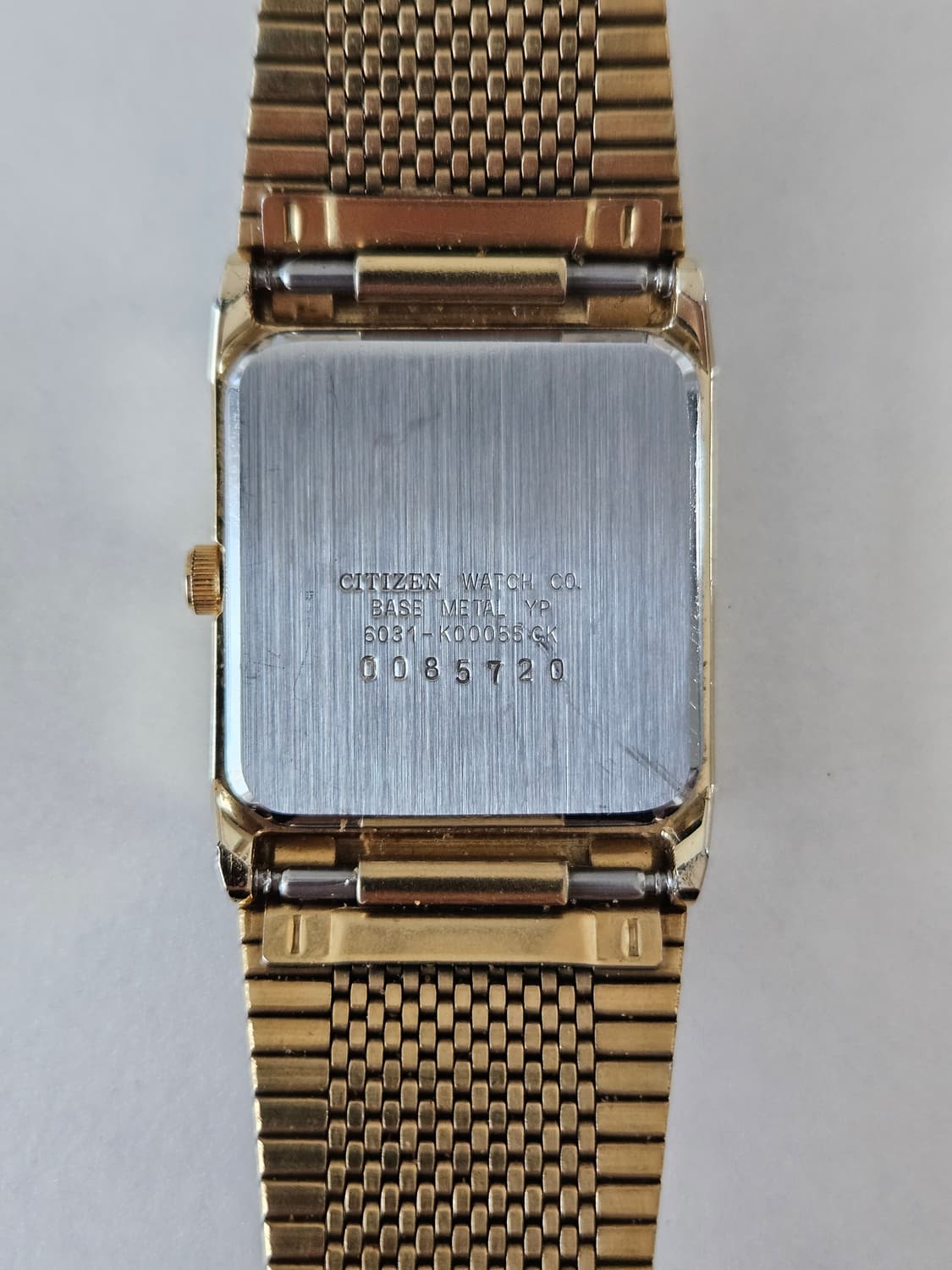 빈티지 시티즌 사각 금장 쿼츠 시계 상품이미지7