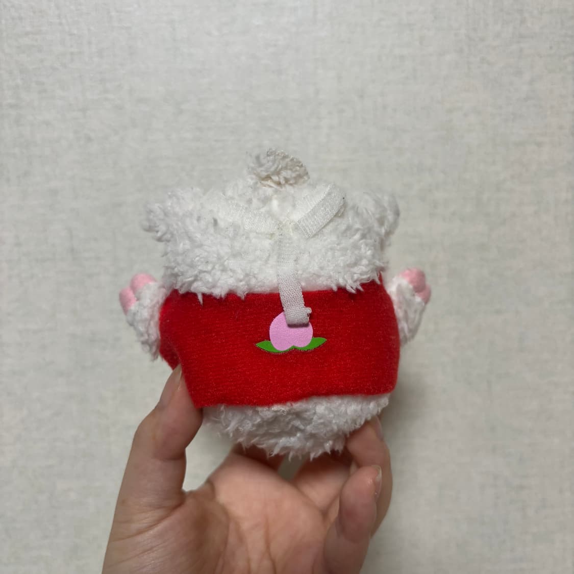 고전 빈티지 복숭아동자 양 인형 상품이미지2