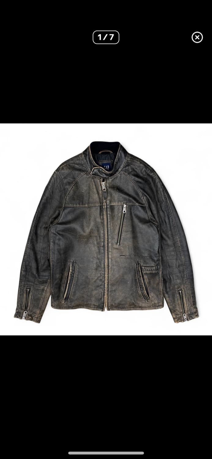 올드갭 gap 가죽자켓 상품이미지1