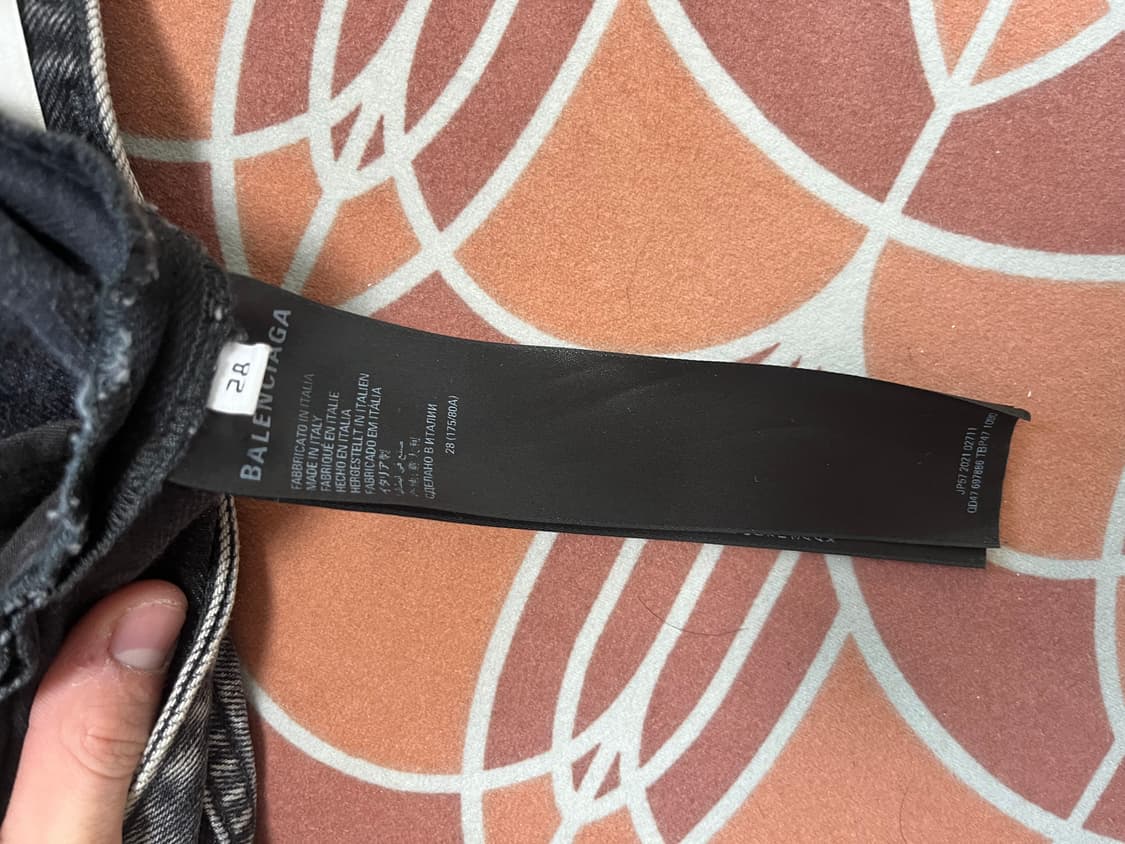 [28] 발렌시아가 로우 크로치 흑청 상품이미지7