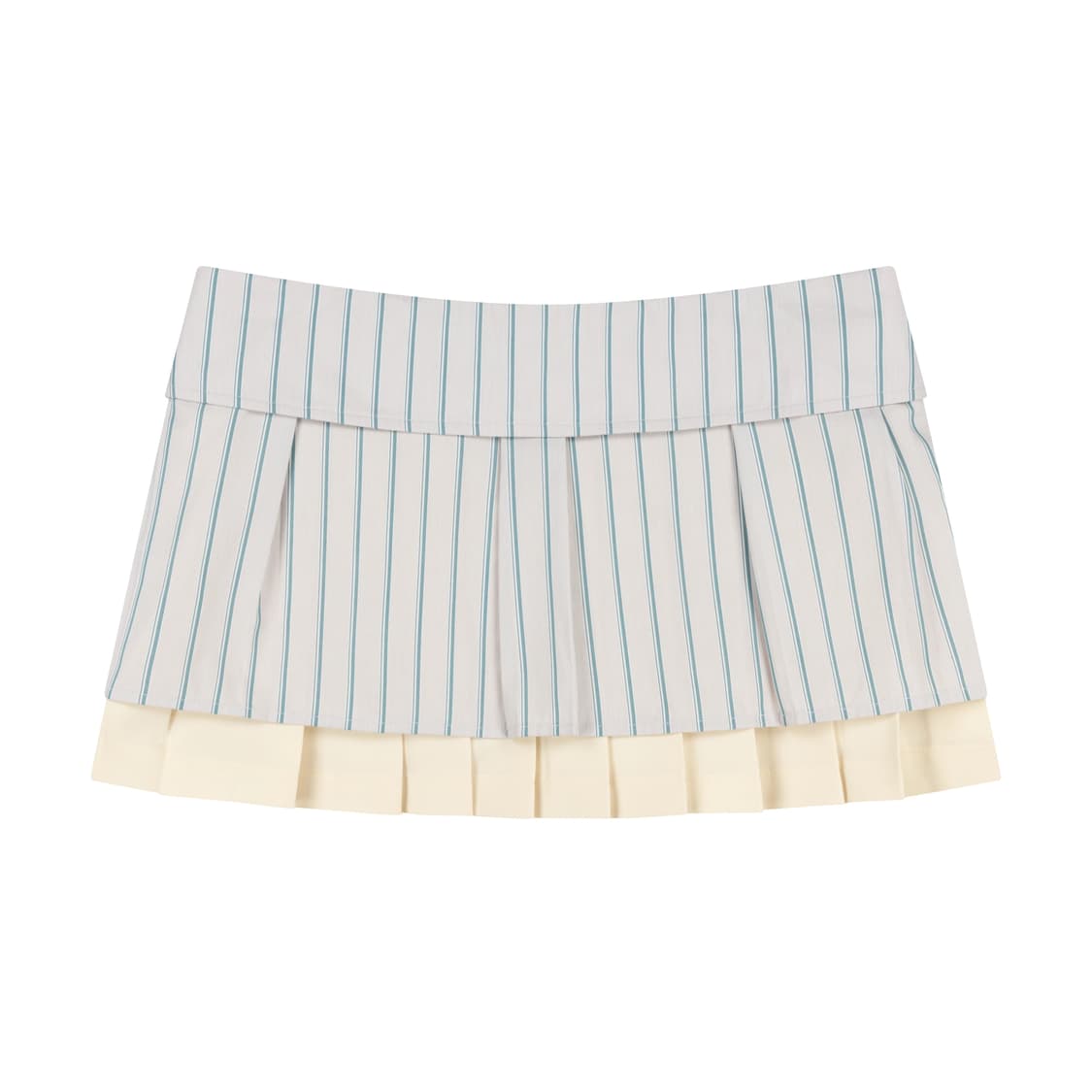 (S,M) 애슐리 윌리엄스 스트라이프 미니 스커트 / 크림 상품이미지2