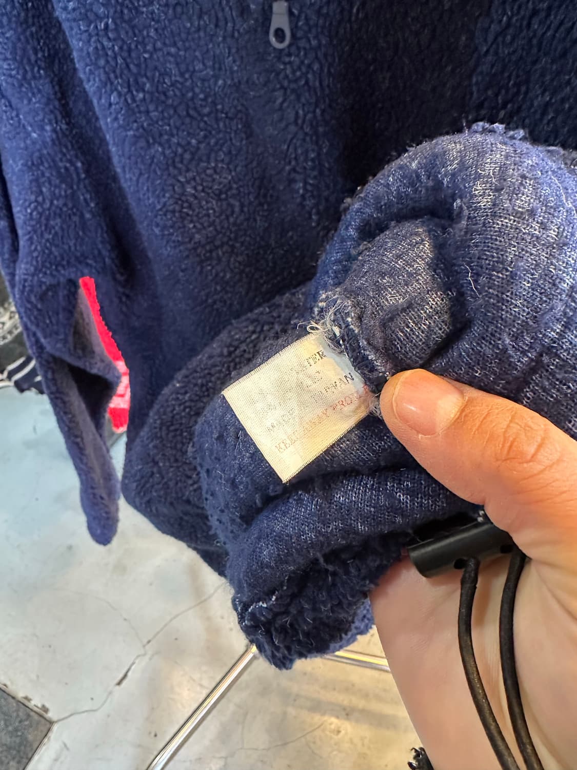 Old 아디다스 벌키 후리스 풀오버 자켓 상품이미지10