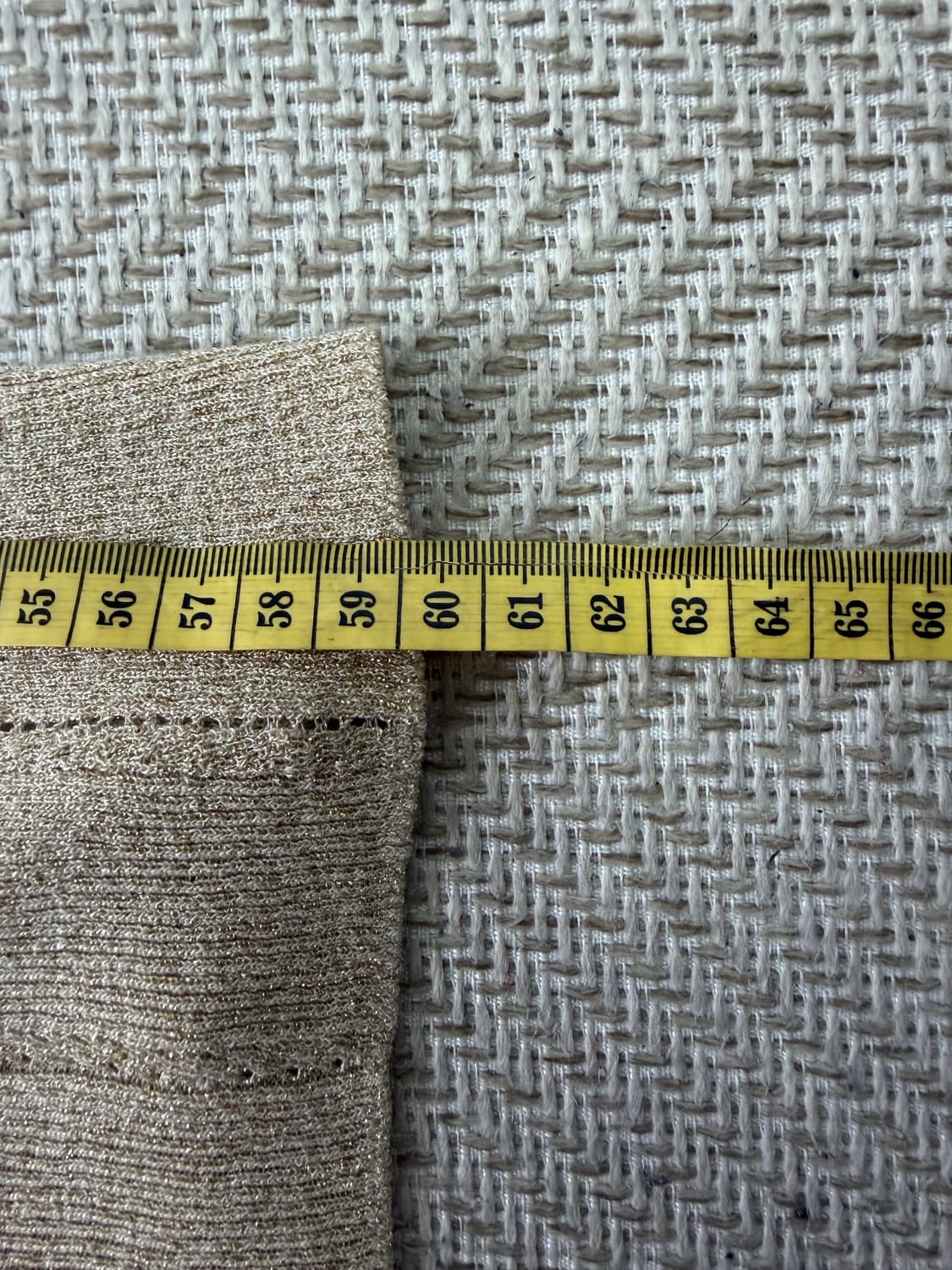 정품) TIME 타임 한섬 22ss 골지 니트 탑 90F 상품이미지9