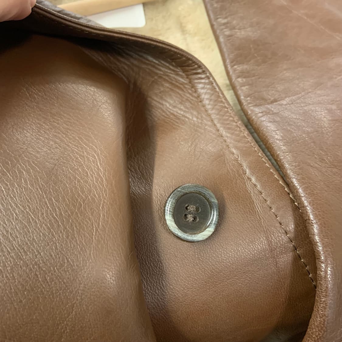 일본 빈티지 리얼레더 코트 상품이미지9