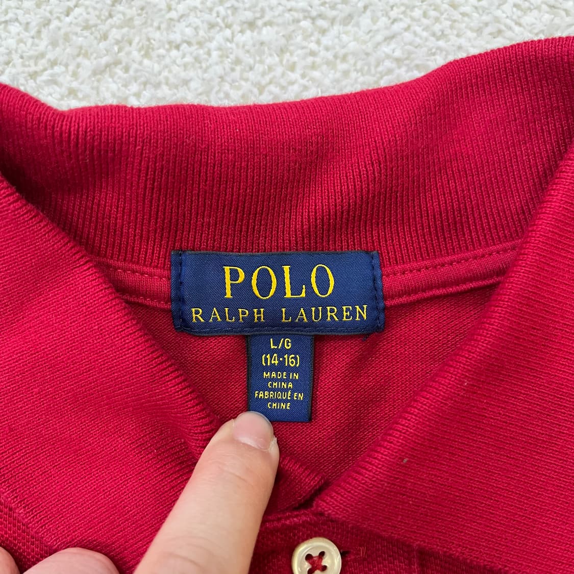 L 폴로랄프로렌 반팔 카라 티셔츠 0317M 상품이미지2