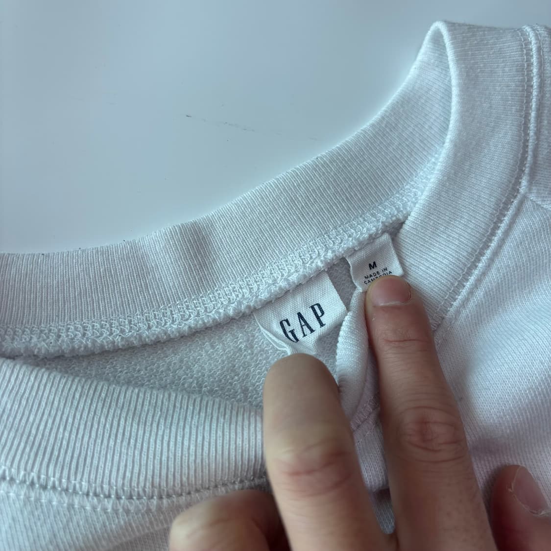 GAP 아치 로고 배색 스웨트셔츠 상품이미지3