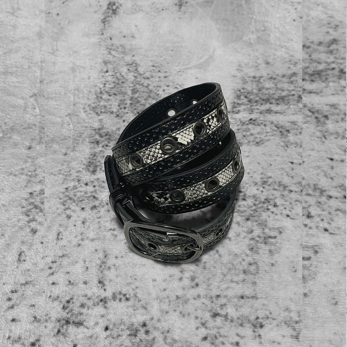 00s python eyelet belt  상품이미지1