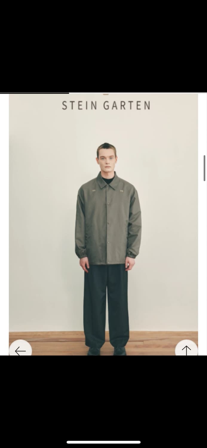 스테인가르텐 오버핏 코치 자켓 브라운르 상품이미지5