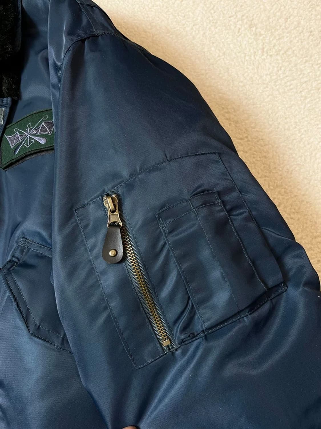 CWU-36 미공군 ma-1 플라이트 블루종 자켓 PN7114 상품이미지5