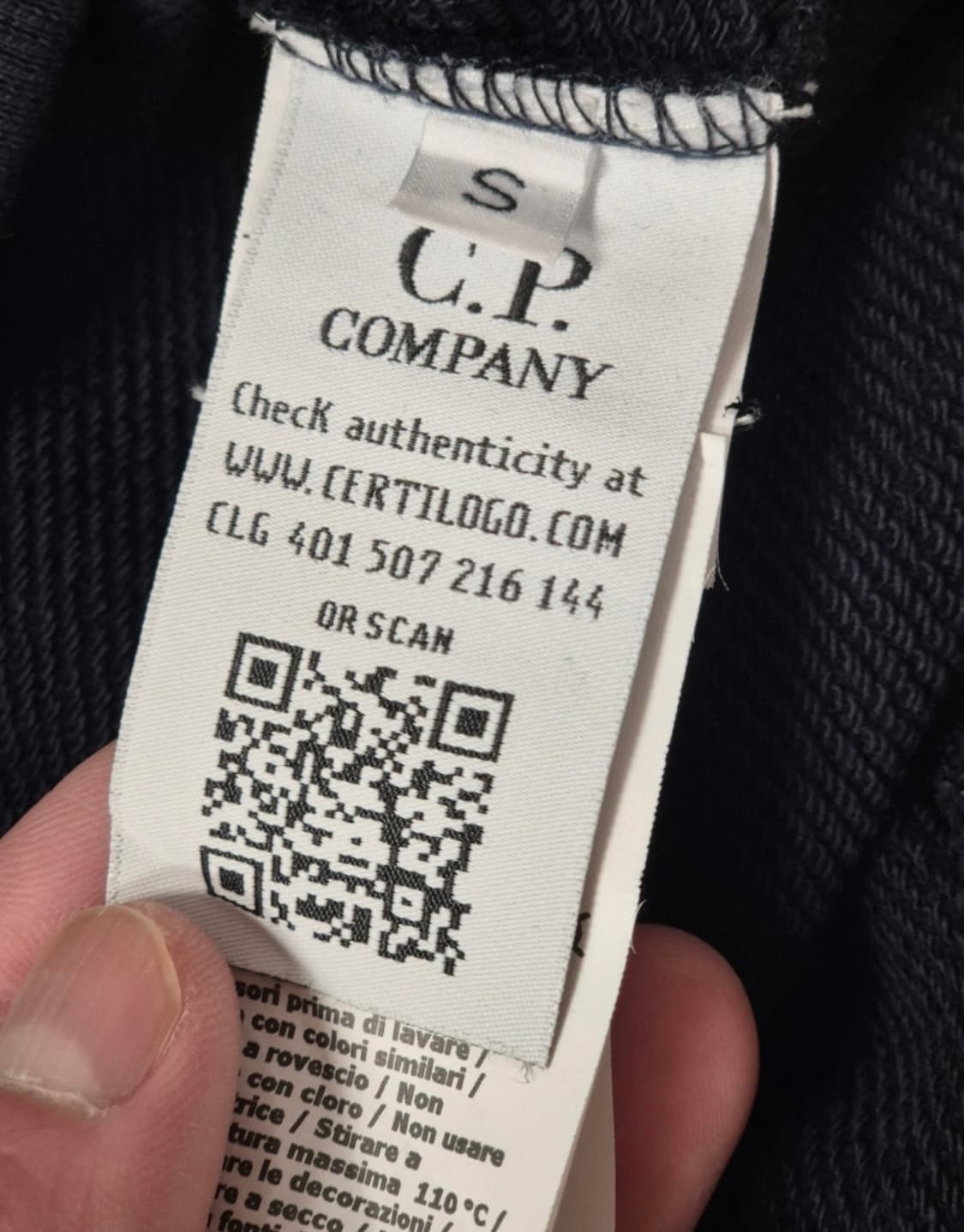 CP컴퍼니 맨투맨 네이비 [S] 상품이미지6