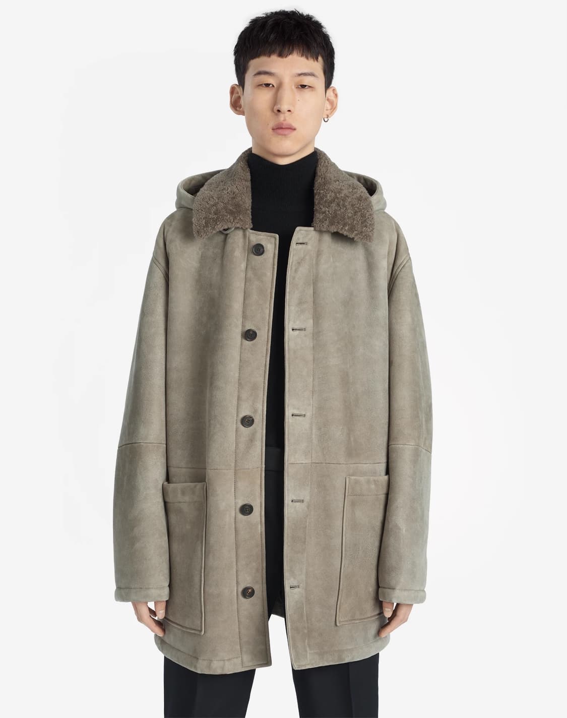 [M] 던힐 램스킨 스웨이드 시어링 무스탕 (로로피아나, 톰포드) 상품이미지3