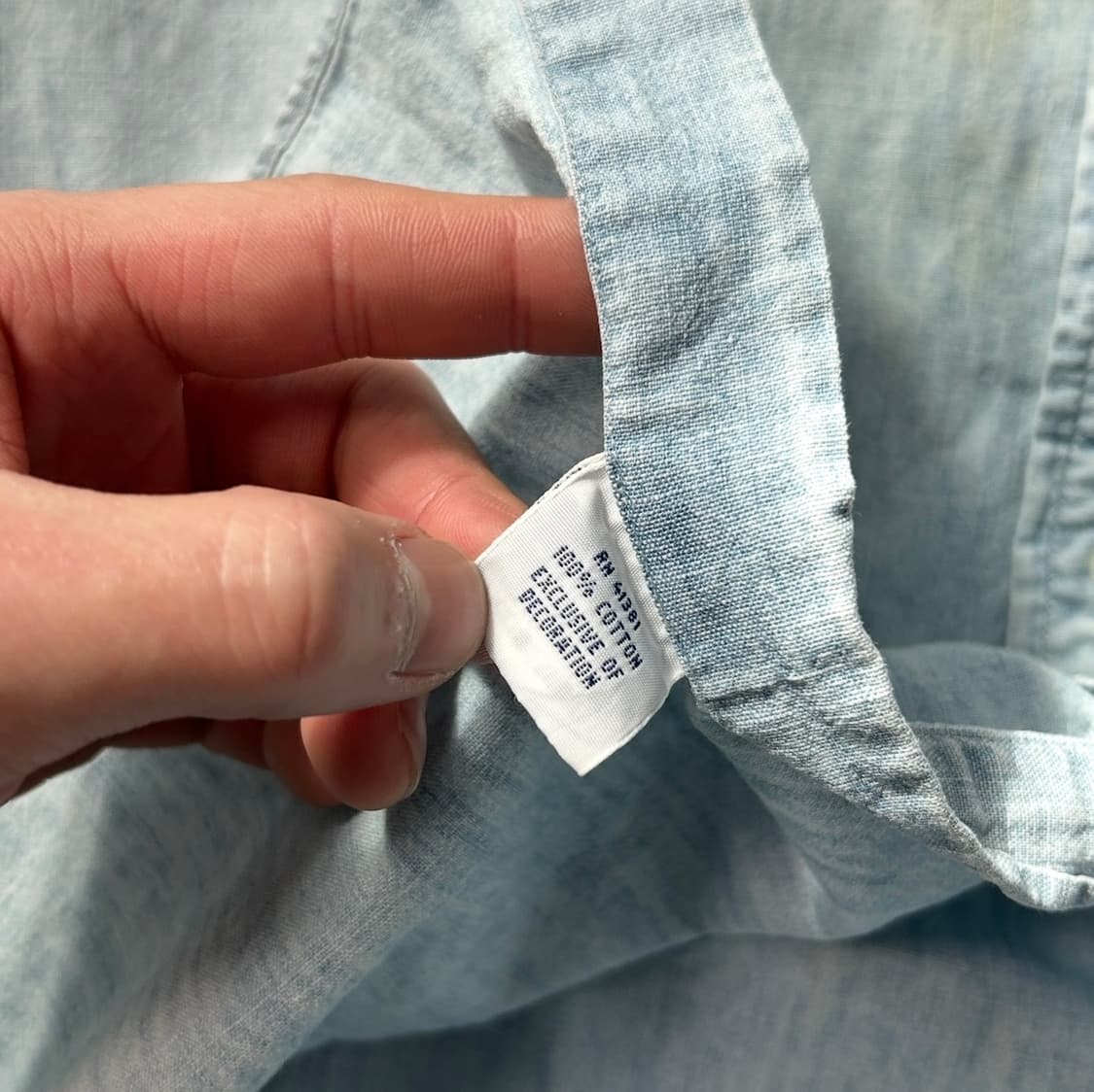 폴로 랄프로렌 데님 반팔 셔츠  상품이미지8