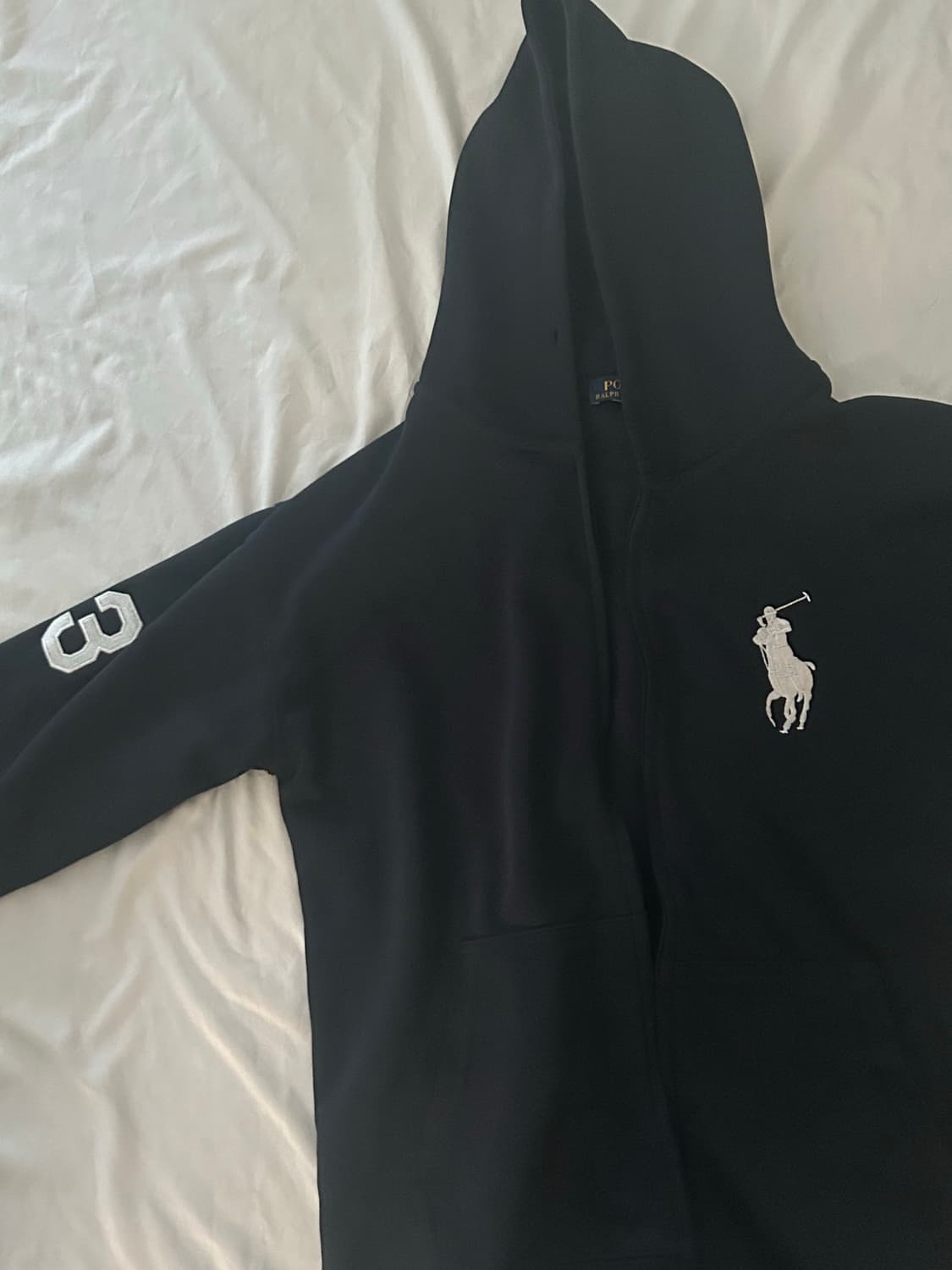 폴로 네이비 후드집업 상품이미지1