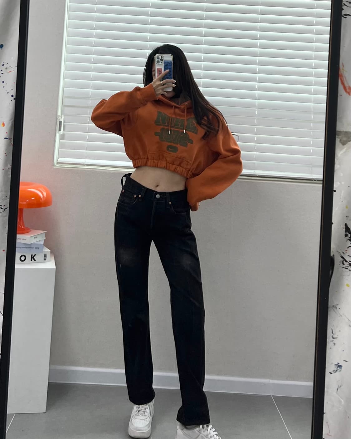 (WOMEN)나이키 크롭 후드-M1870 상품이미지6