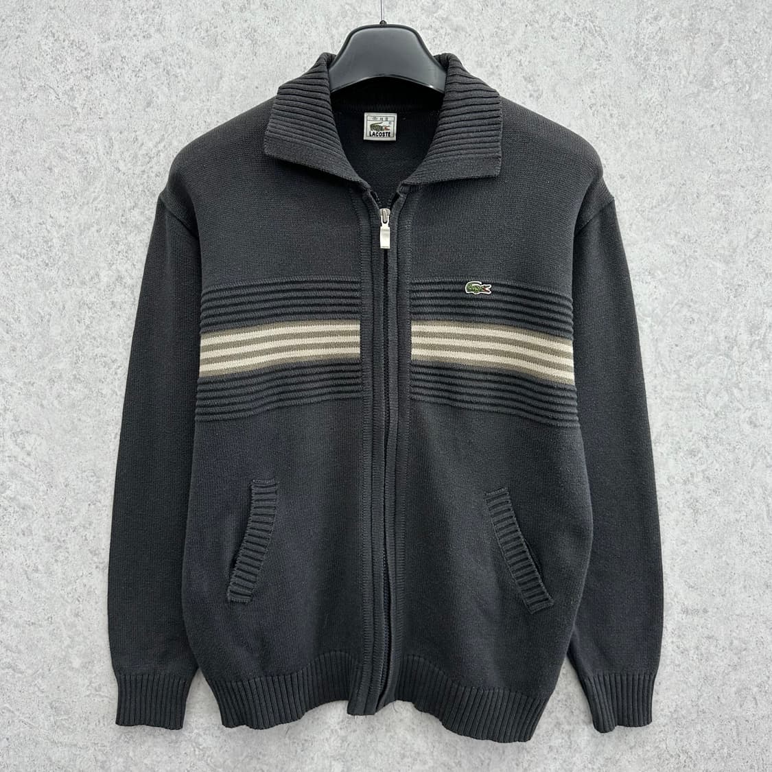 100 라코스테 남자 니트 집업 상품이미지1