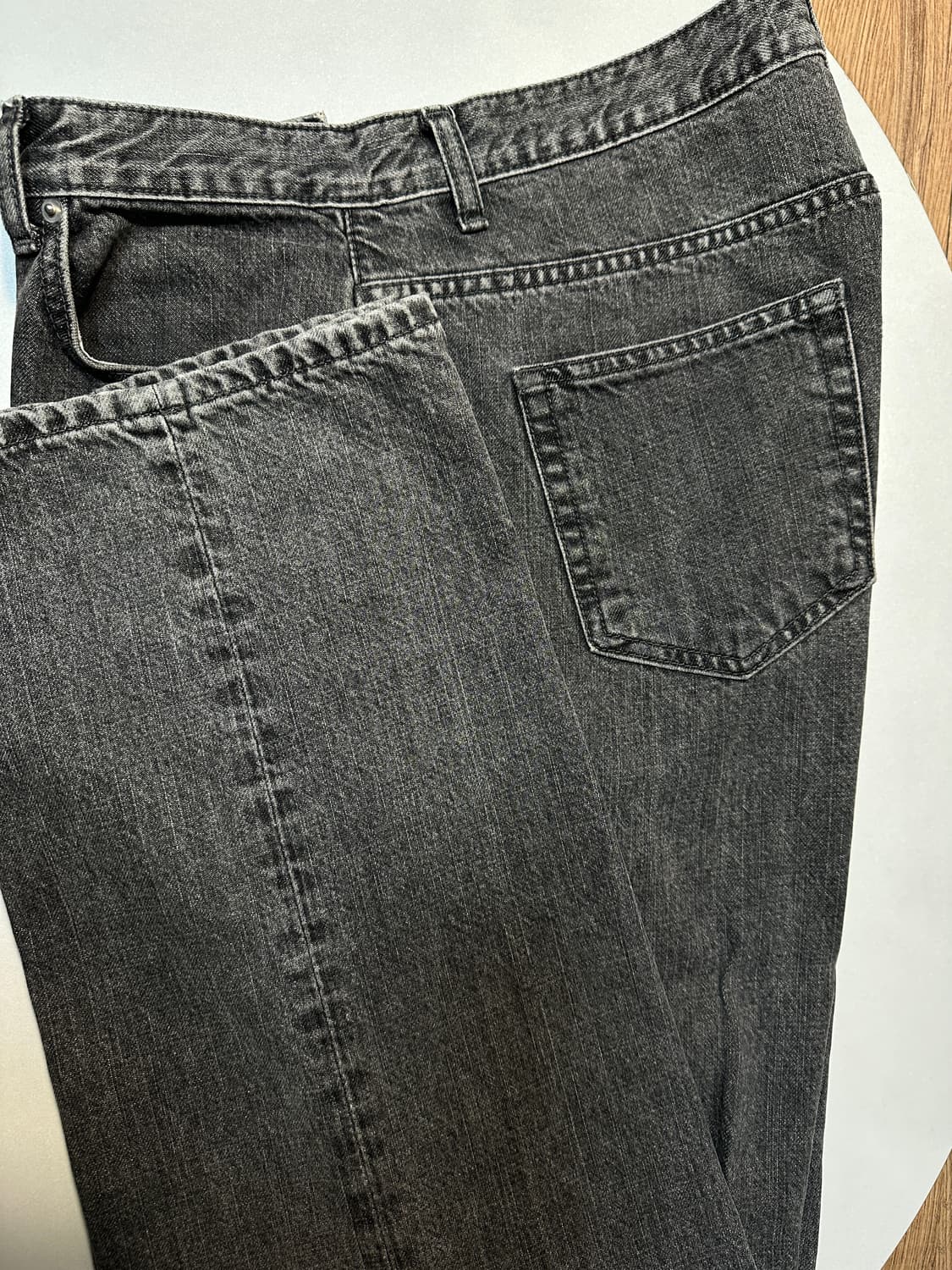 브랜디드 1781 ASH CROW JEANS [WIDE STRAIGHT] 상품이미지3