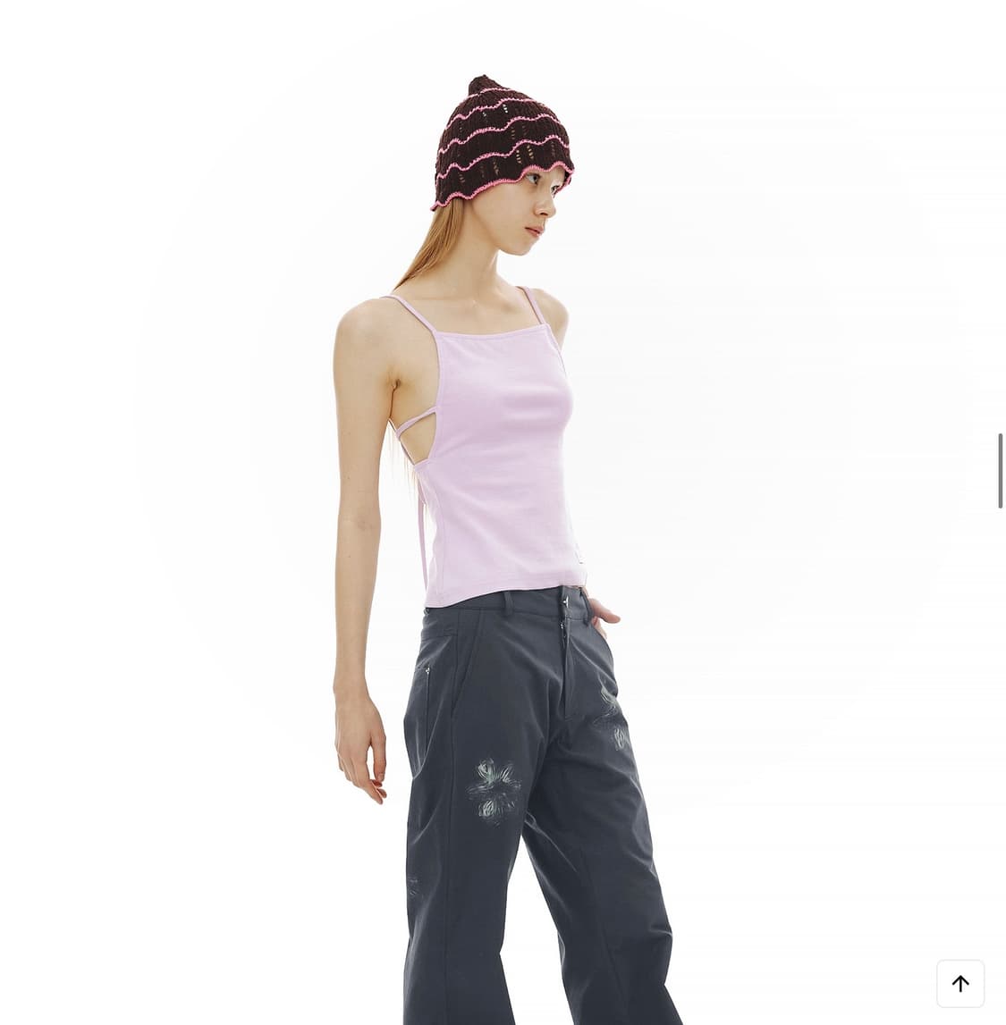 세릭 OPEN BACK STRING SLEEVELESS / PINK 상품이미지3