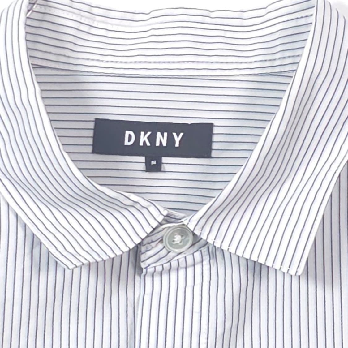 DKNY 네이비 스트라이프 셔츠 M 상품이미지5