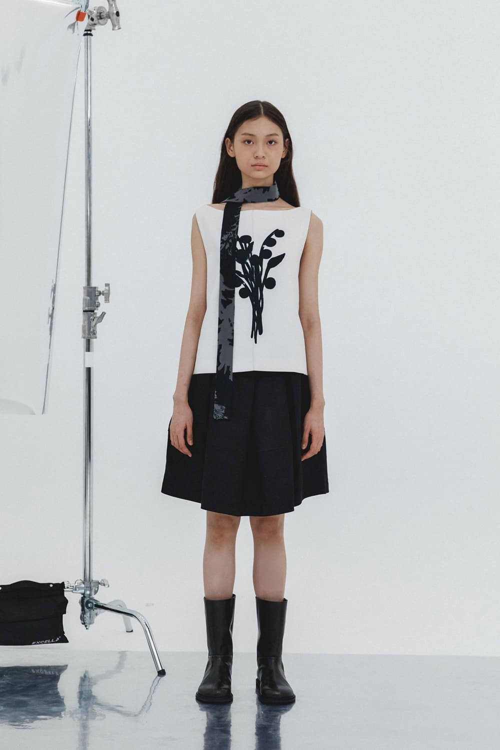 에핑글러 PUMPKIN SKIRT - BLACK 상품이미지1