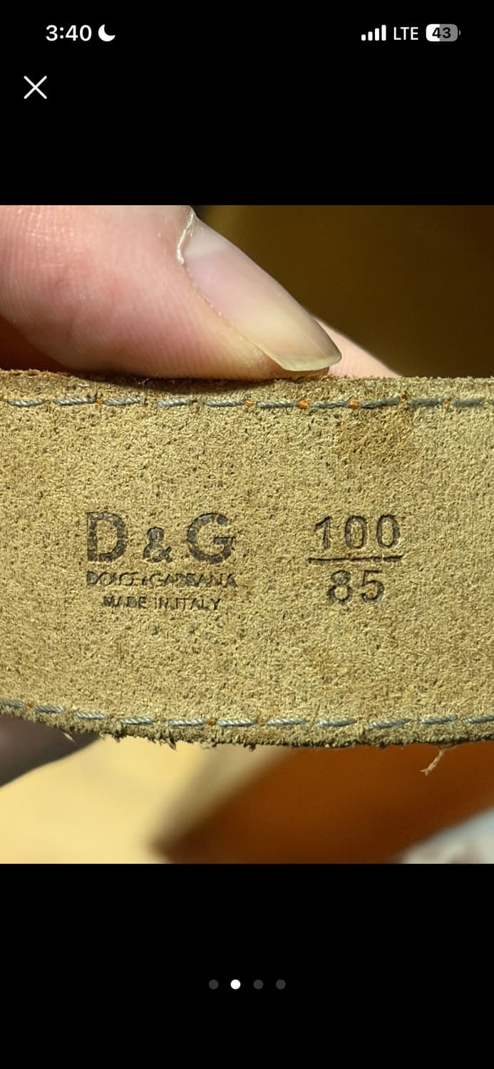 돌체앤가바나 브라운 벨트 상품이미지3