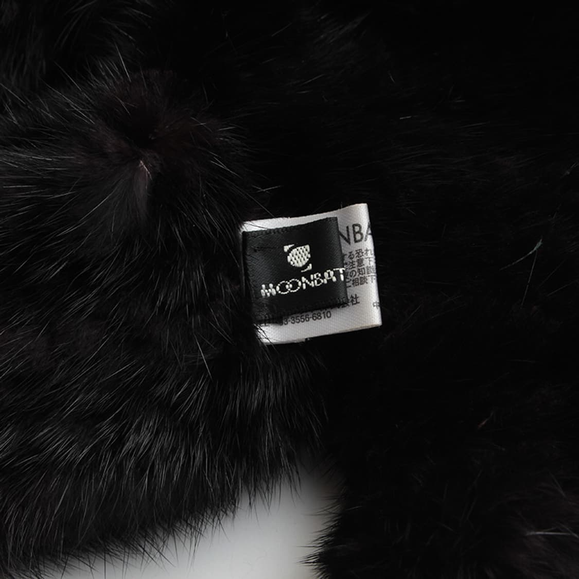 문배트 블랙 니팅 밍크 퍼 넥 워머 상품이미지5