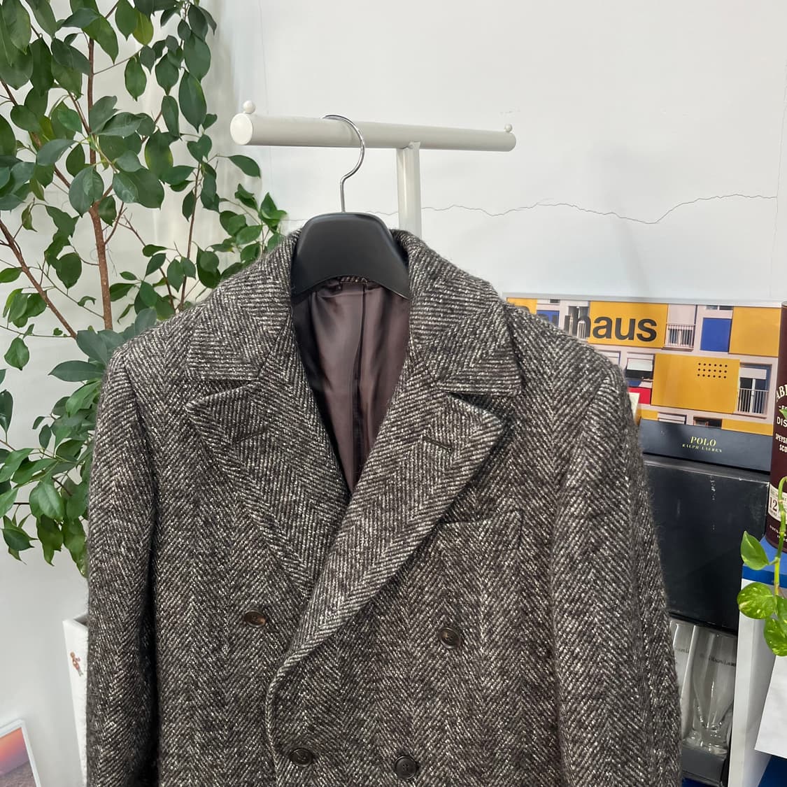 수트서플라이 헤링본 모헤어/알파카 블렌드 코트 50 상품이미지2