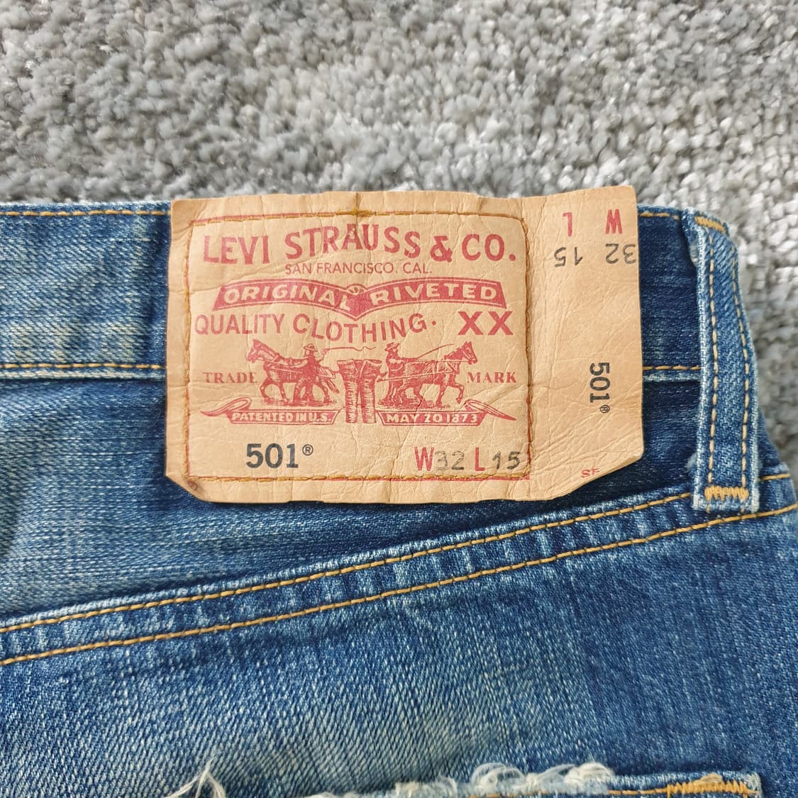 [무료배송] LEVIS 501 데님 숏팬츠 상품이미지2