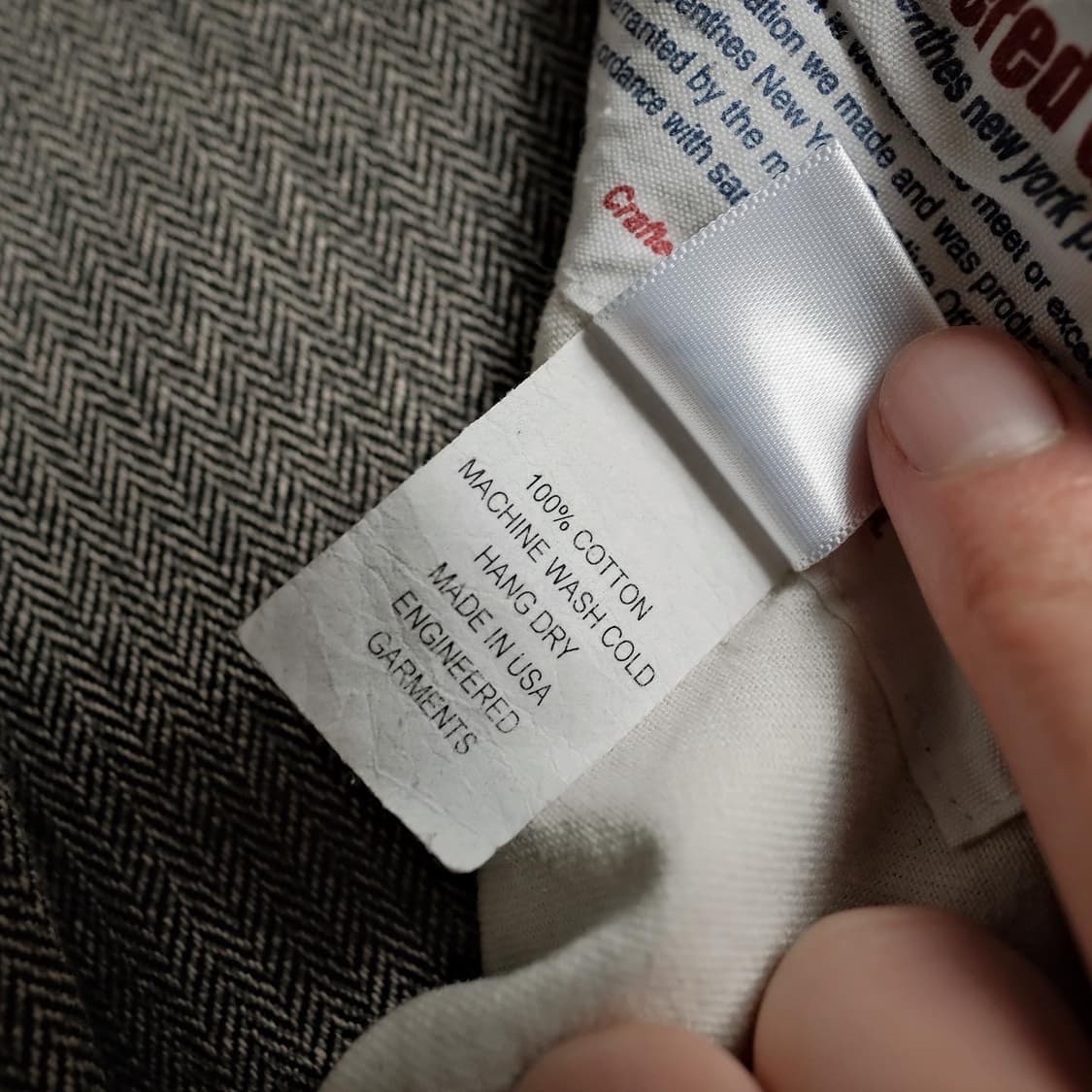 엔지니어드가먼츠 올드라벨 헤링본 팬츠 30(30-31) 상품이미지7