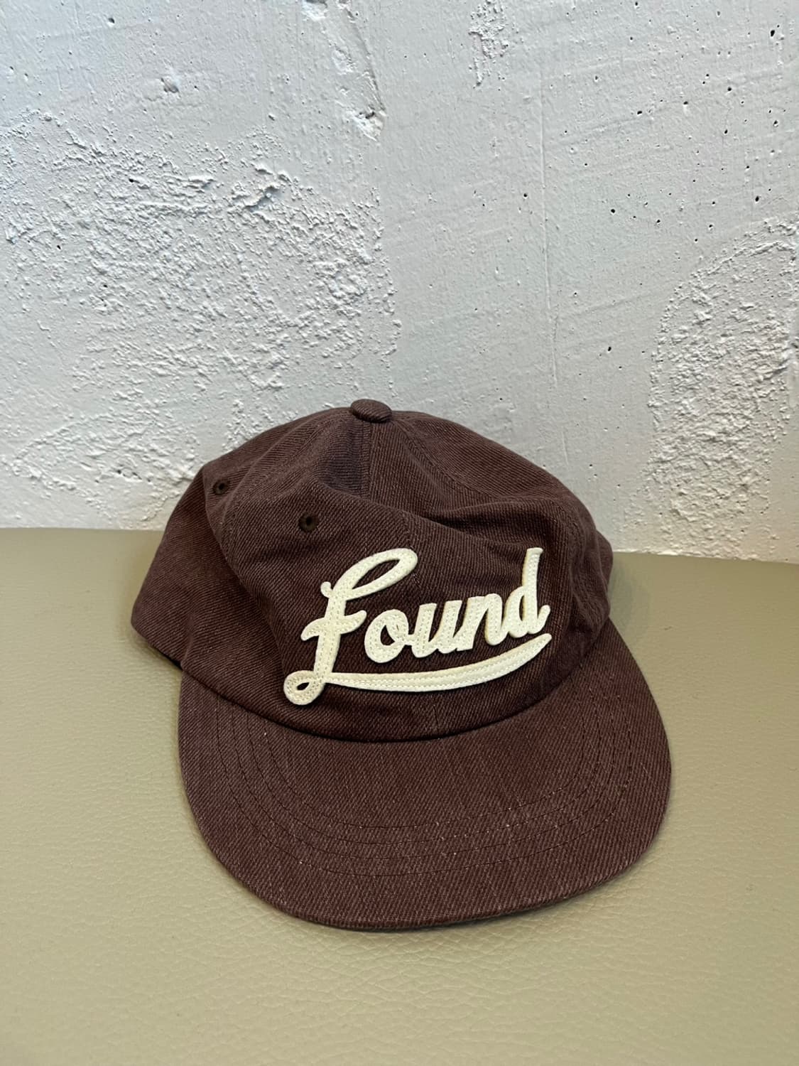 휴먼앤캣 파운드 아플리케 로고 플랫 브림 캡 모자 상품이미지1