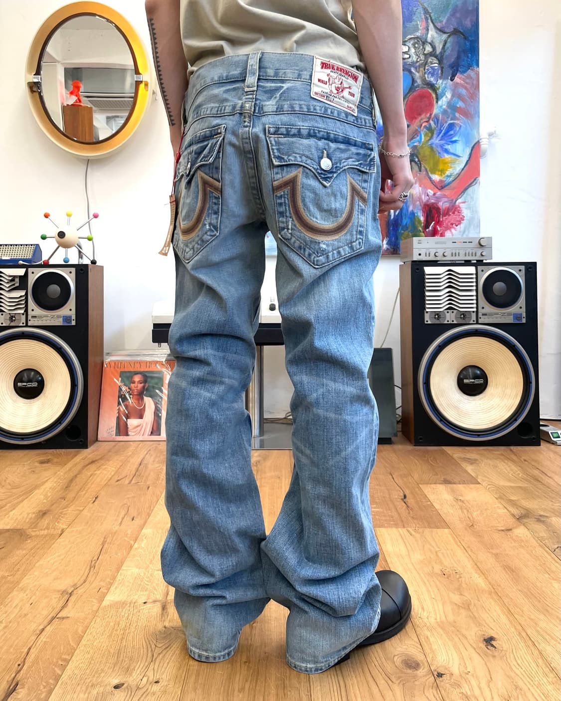 [34] 트루릴리전 부츠컷 데님 팬츠 상품이미지3