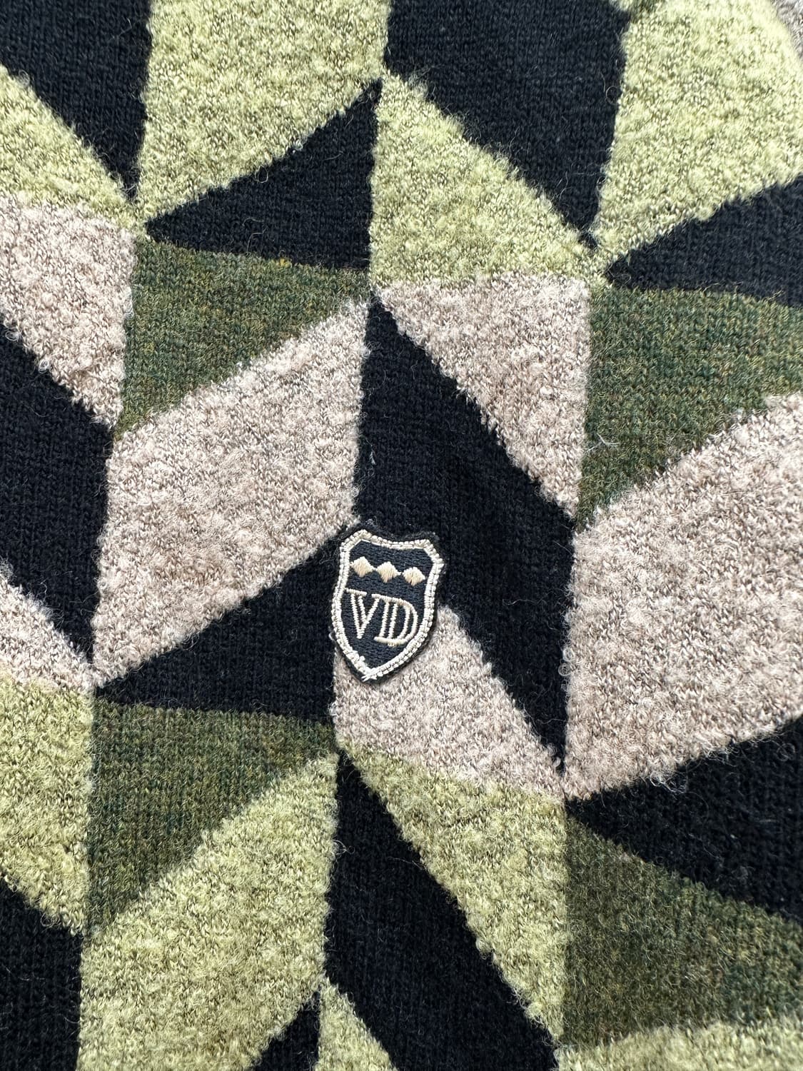 본더치 체크 방풍 하프집업 니트 100 상품이미지3