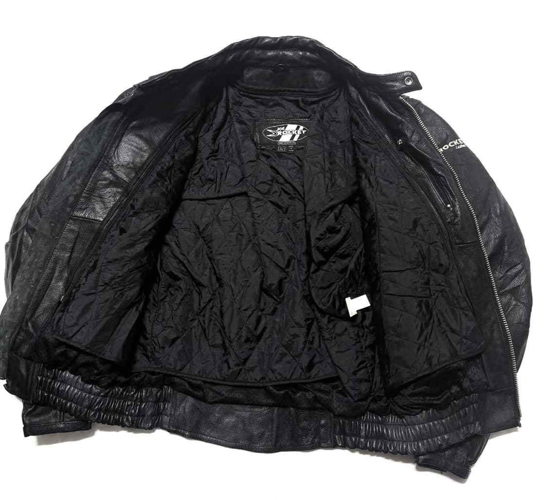 Joe Rocket - 레더 바이커 자켓 상품이미지4