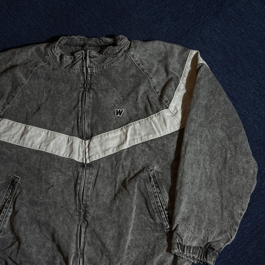 빈티지 블랙 흑청 자켓 상품이미지2