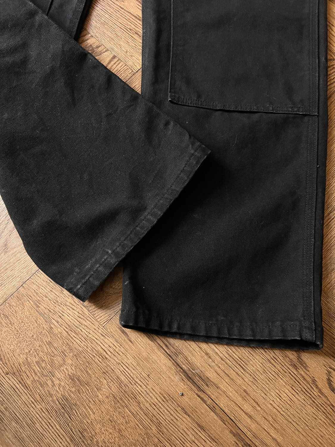 [29]칼하트 USA 블랙 더블니 워크팬츠 상품이미지5