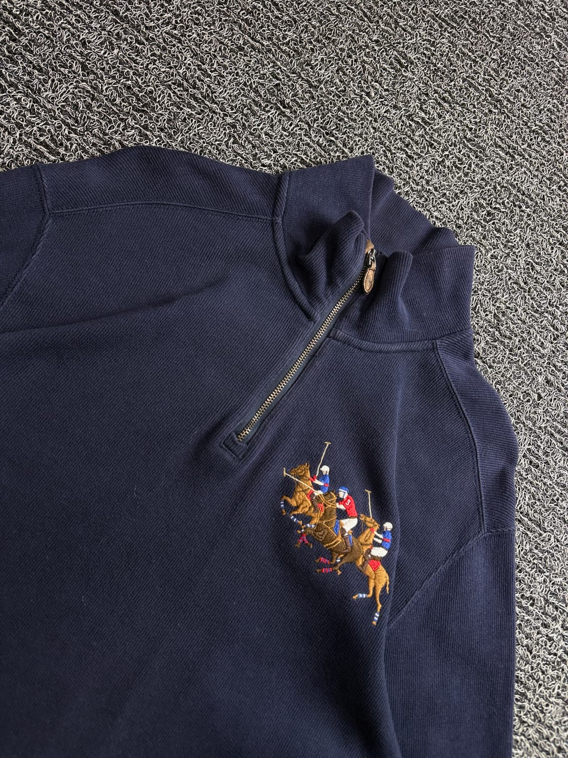 폴로 랄프로렌 빅로고 하프 집업 니트 4114 상품이미지3