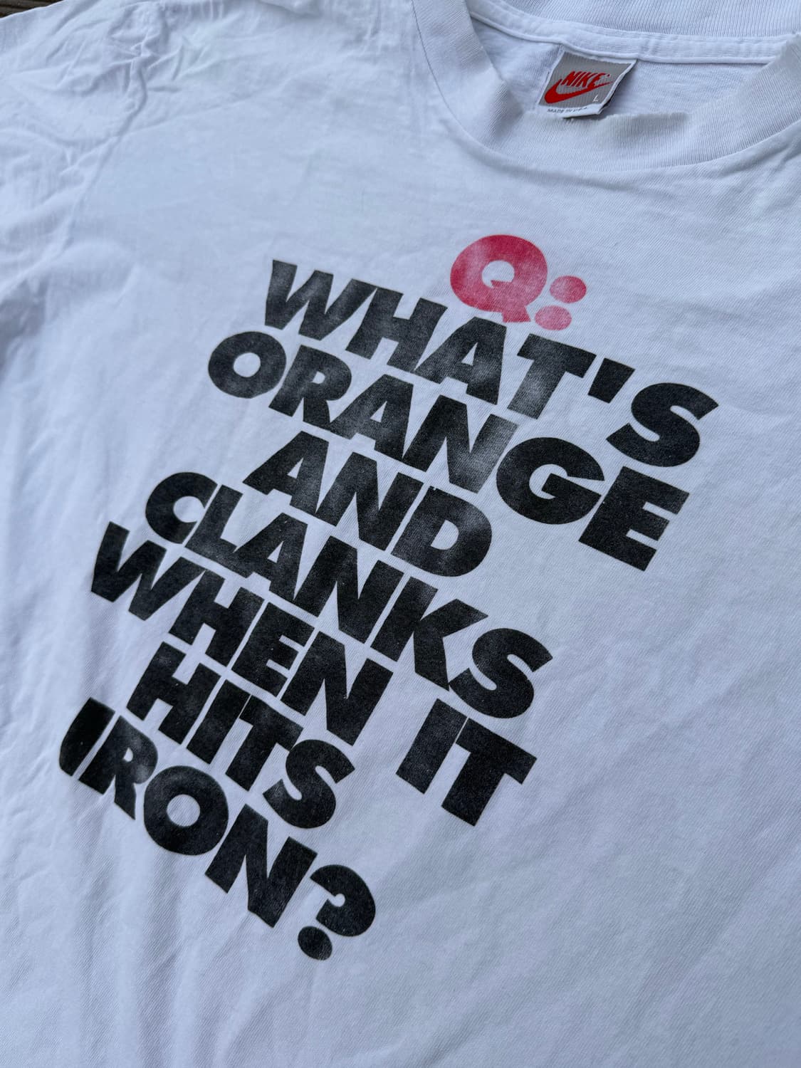 80s 빈티지 나이키 반팔 티셔츠 MADE IN USA 상품이미지3