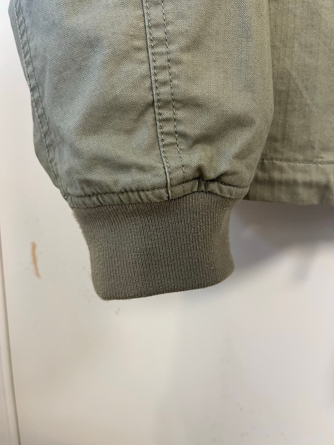 타미힐피거 데님 블루종 자켓 M 카키 상품이미지6