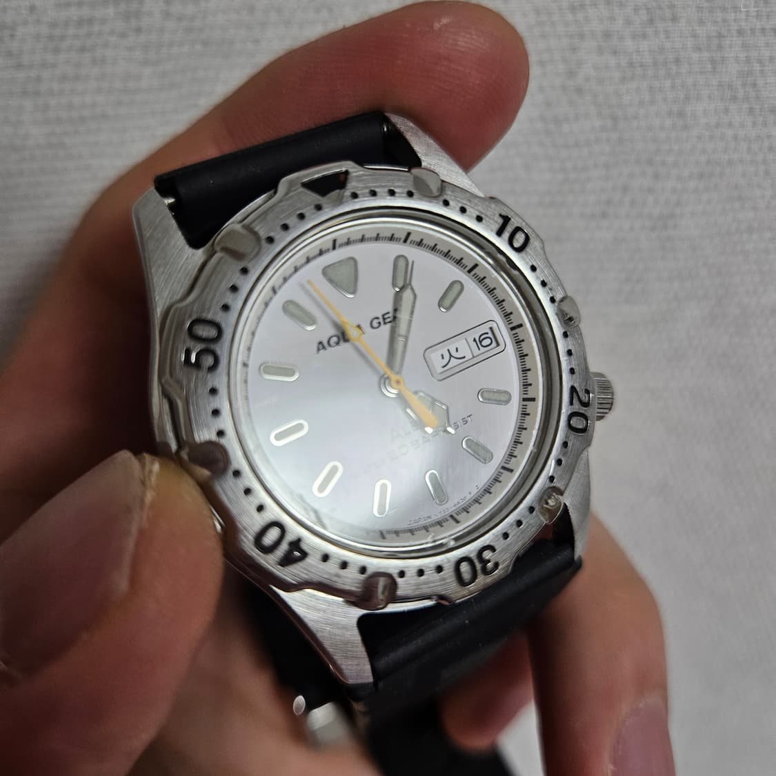 90s Seiko Alba Aqua Gear 세이코 알바 아쿠아기어 쿼츠 상품이미지10