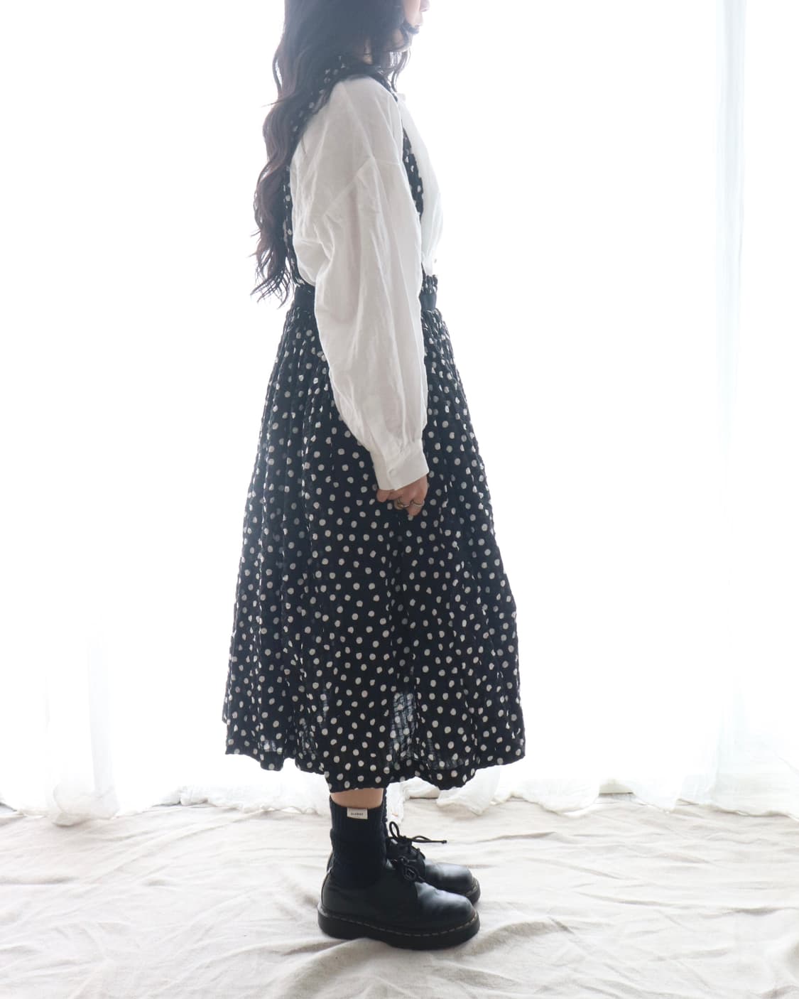 [Comme des Garcons] Dot Salopette Skirt 상품이미지5
