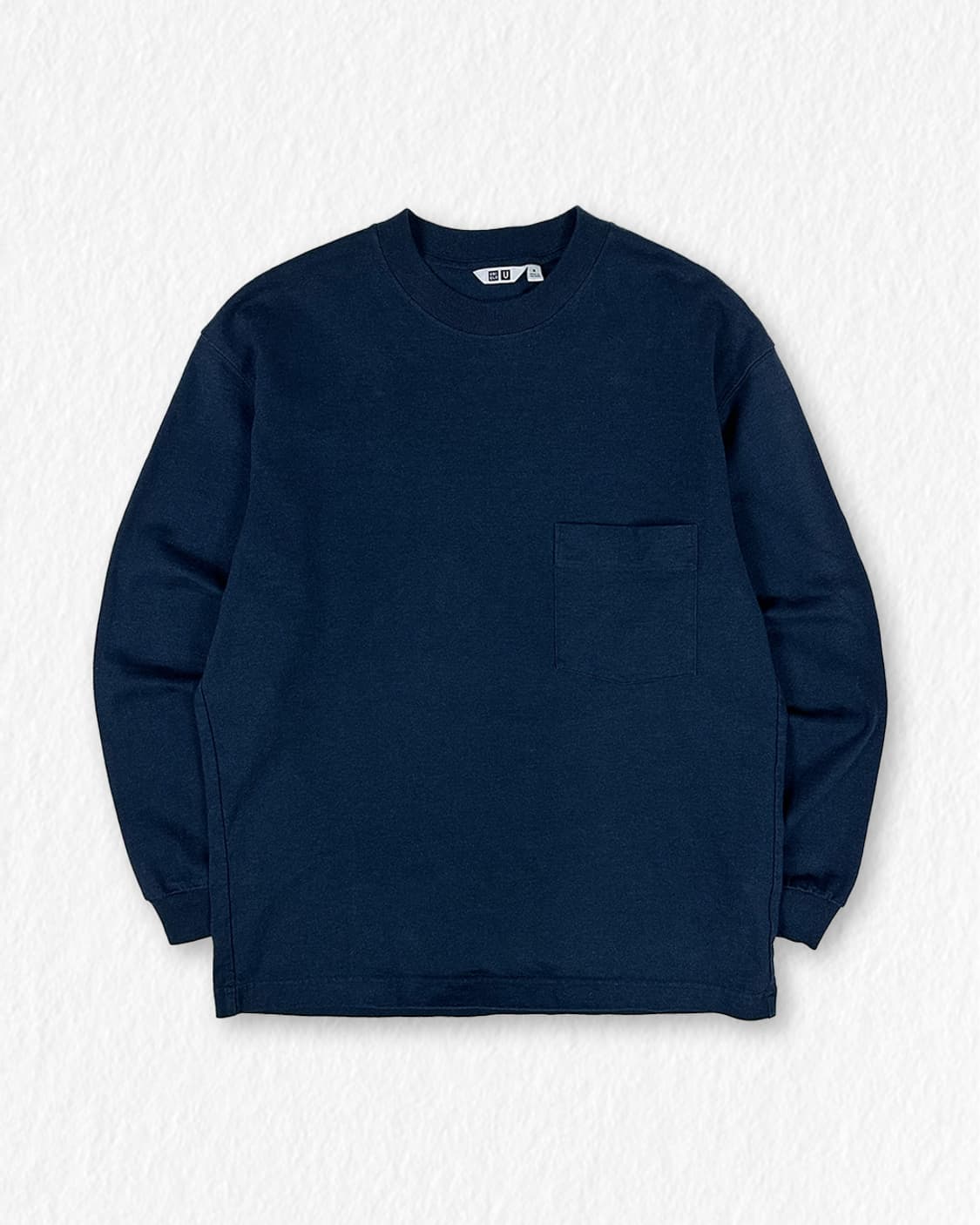 유니클로 맨투맨 네이비 상품이미지1