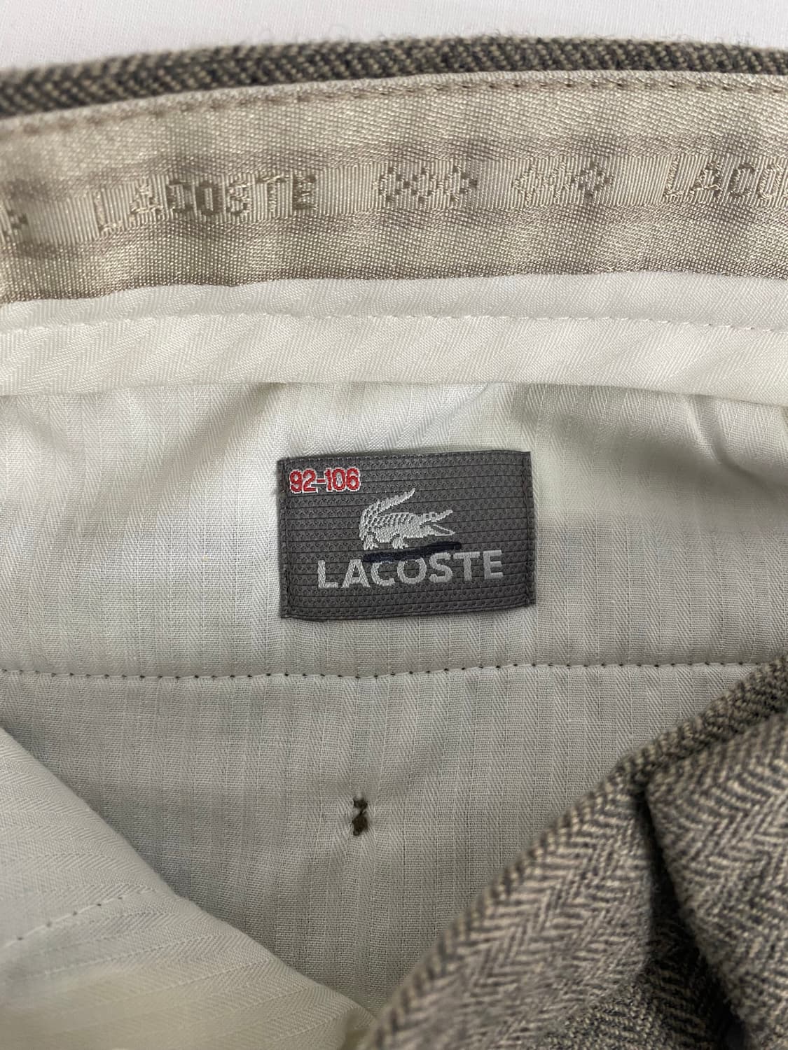 라코스테 울 팬츠 와이드 슬랙스 <485> 상품이미지5