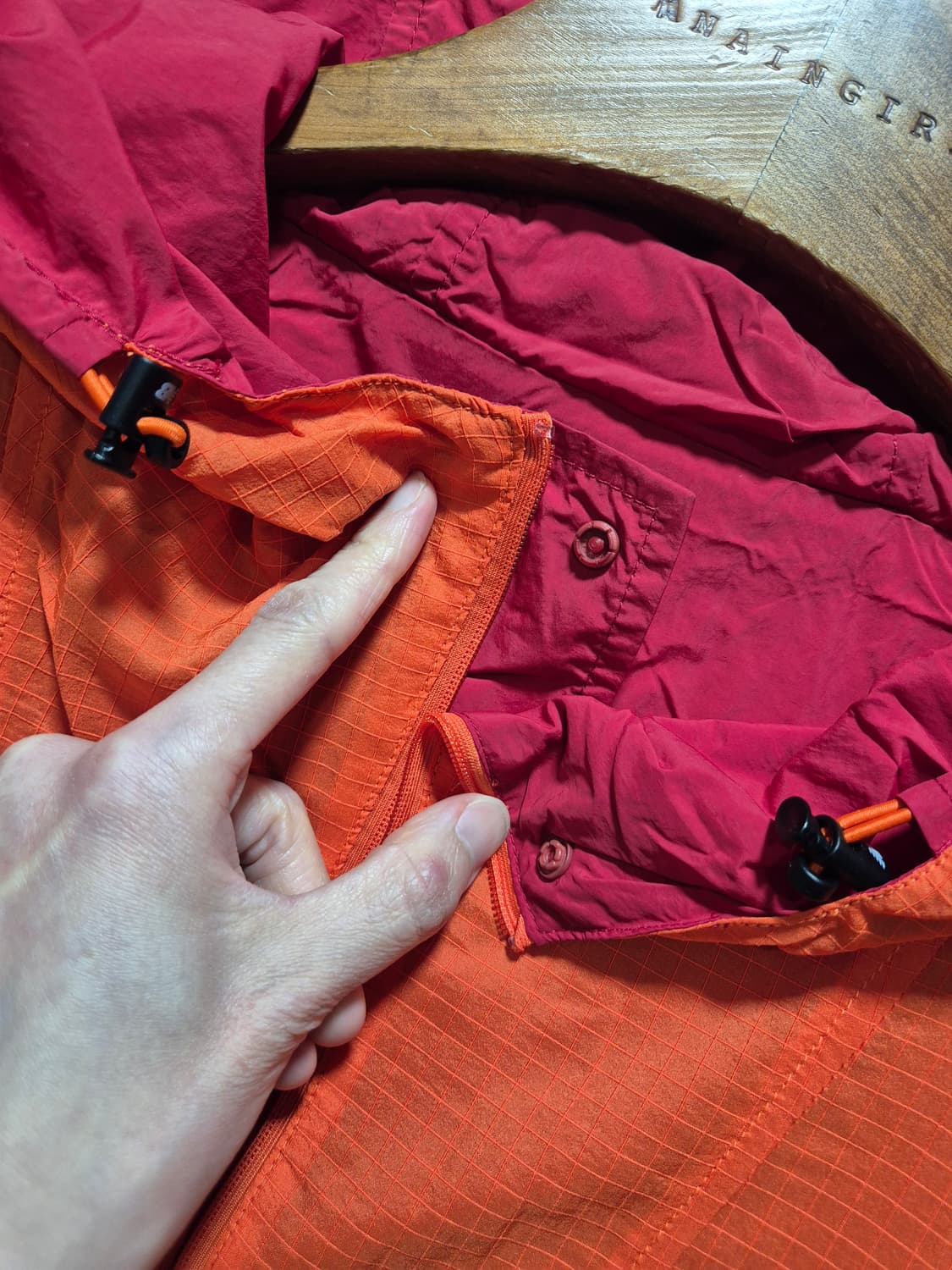 양면 뉴발란스 아노락 바람막이.새상품 상품이미지4