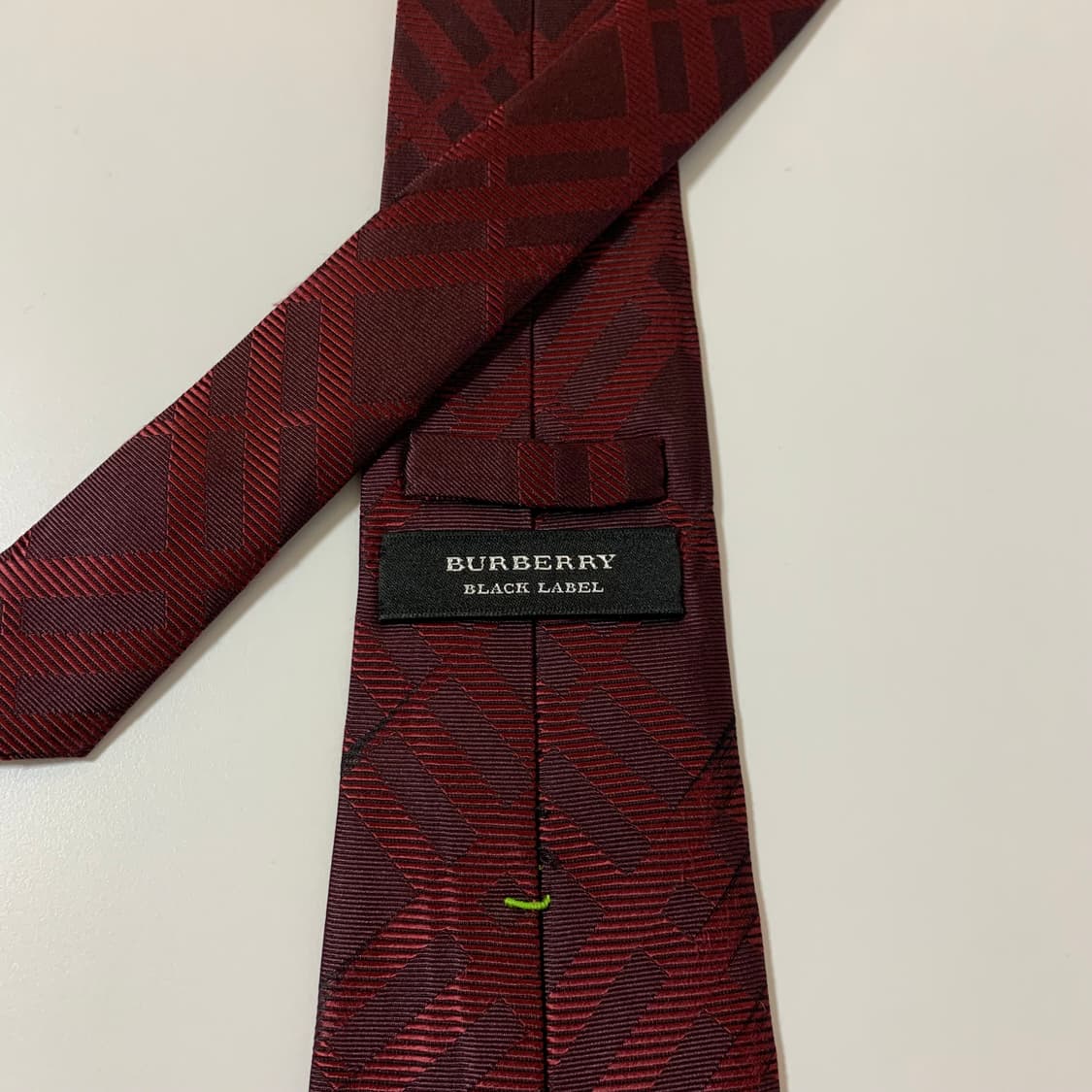 버버리(BURBERRY) 노바체크 명품넥타이 블랙라벨 A등급 상품이미지4