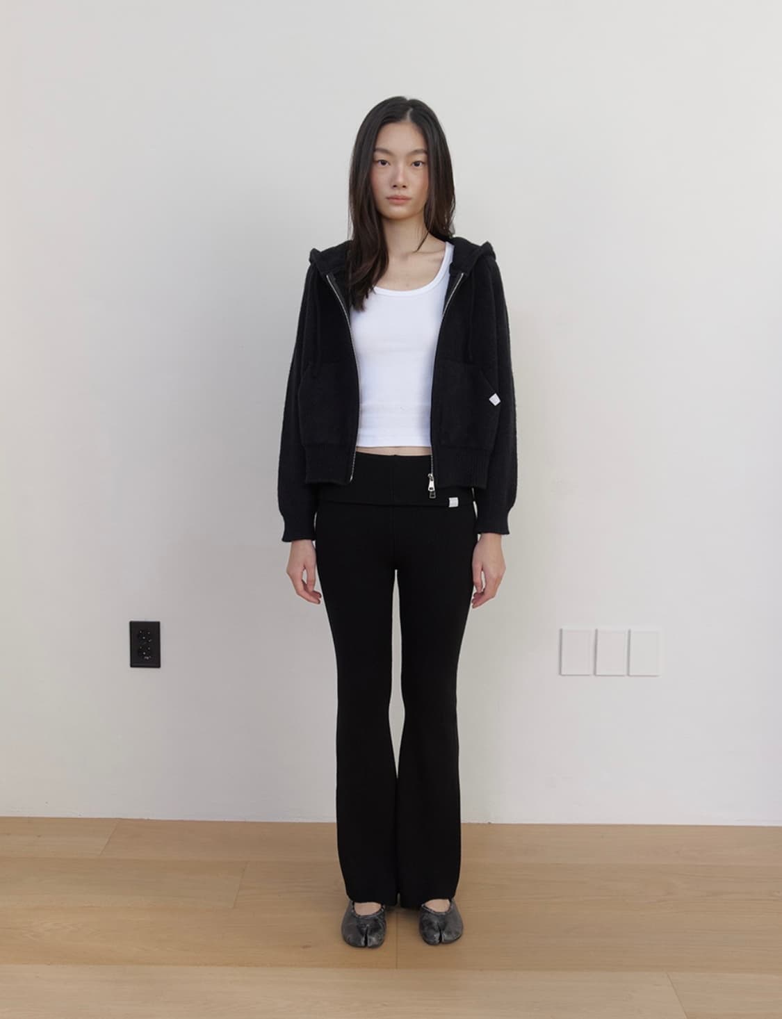 Asura 아수라 AS BASIC FOLD PANTS 니트 팬츠 상품이미지1