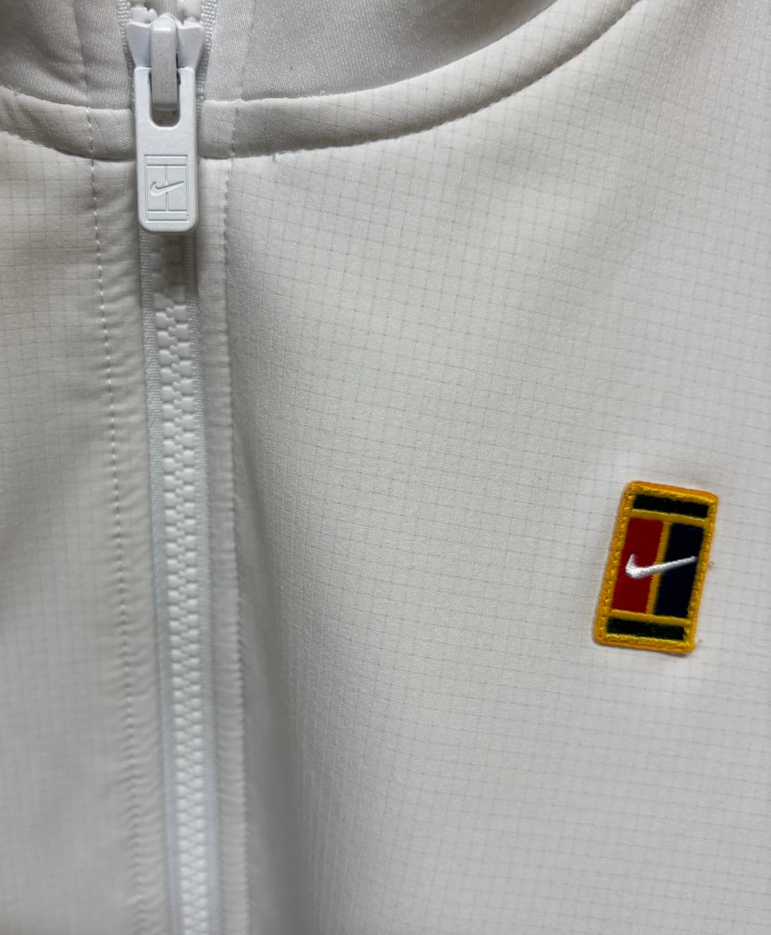 나이키 테니스 반집업 긴팔 티셔츠 화이트 L 상품이미지2